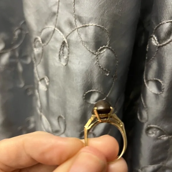 Rare vintage Koroit opal, in Queensland, Australia; set In 10 k gold - Picture 8 of 14